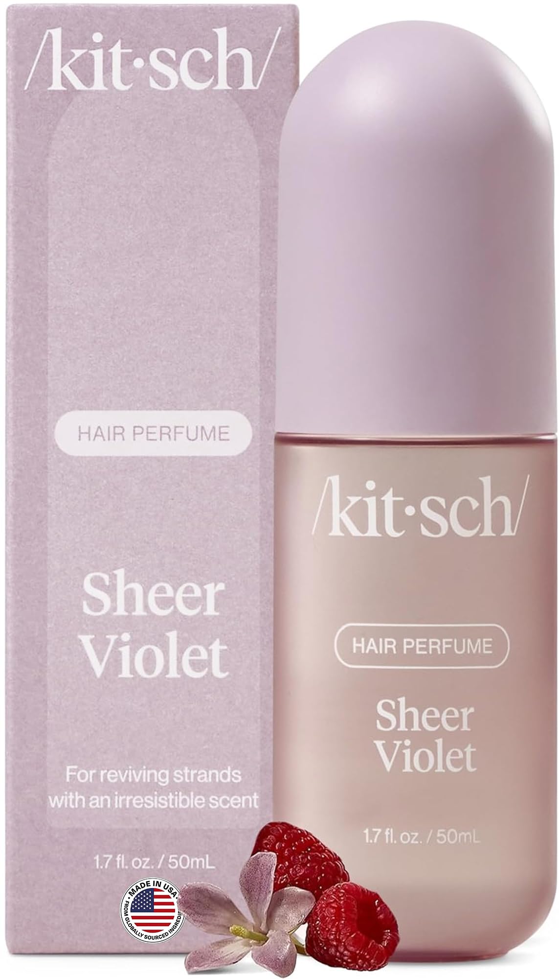 Kitsch Hair Perfume for Women – Hair Spray & Body Mist – Amber Shores, 50mL
