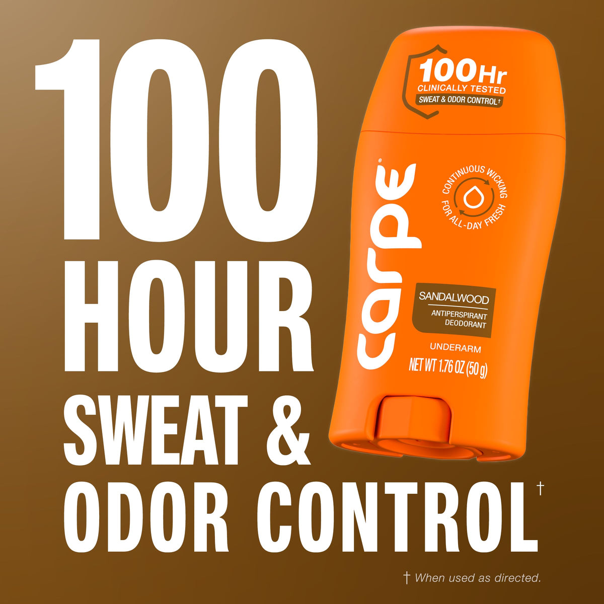 Carpe 100-Hour Antiperspirant Deodorant for Women - Coconut Vanilla