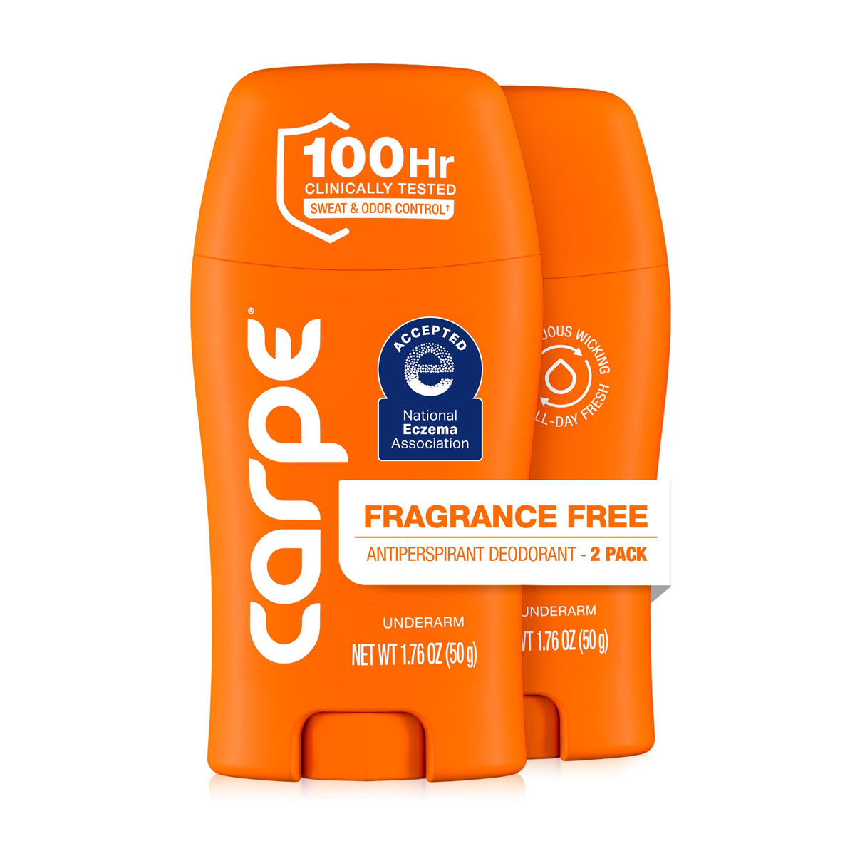 Carpe 100-Hour Antiperspirant Deodorant for Women - Coconut Vanilla