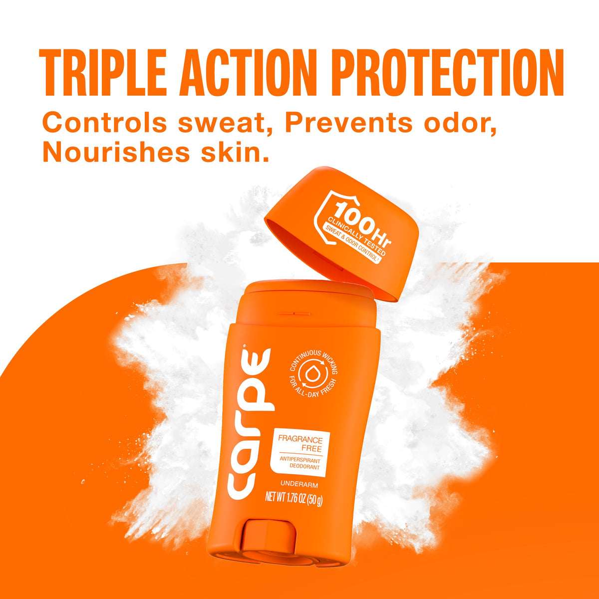Carpe 100-Hour Antiperspirant Deodorant for Women - Coconut Vanilla