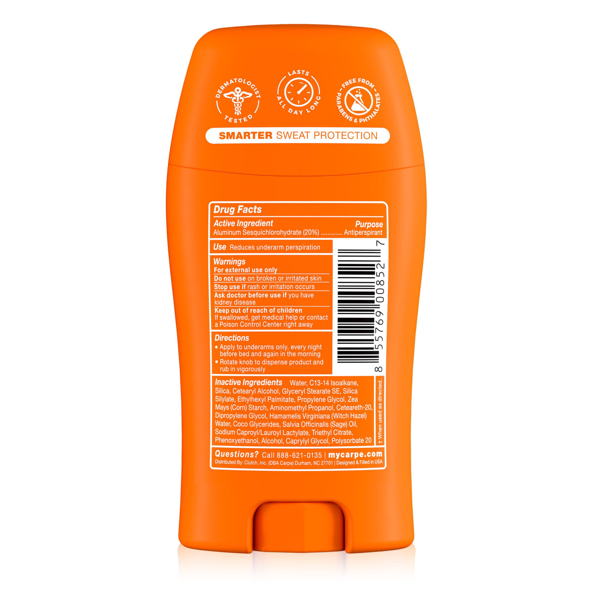 Carpe 100-Hour Antiperspirant Deodorant for Women - Coconut Vanilla