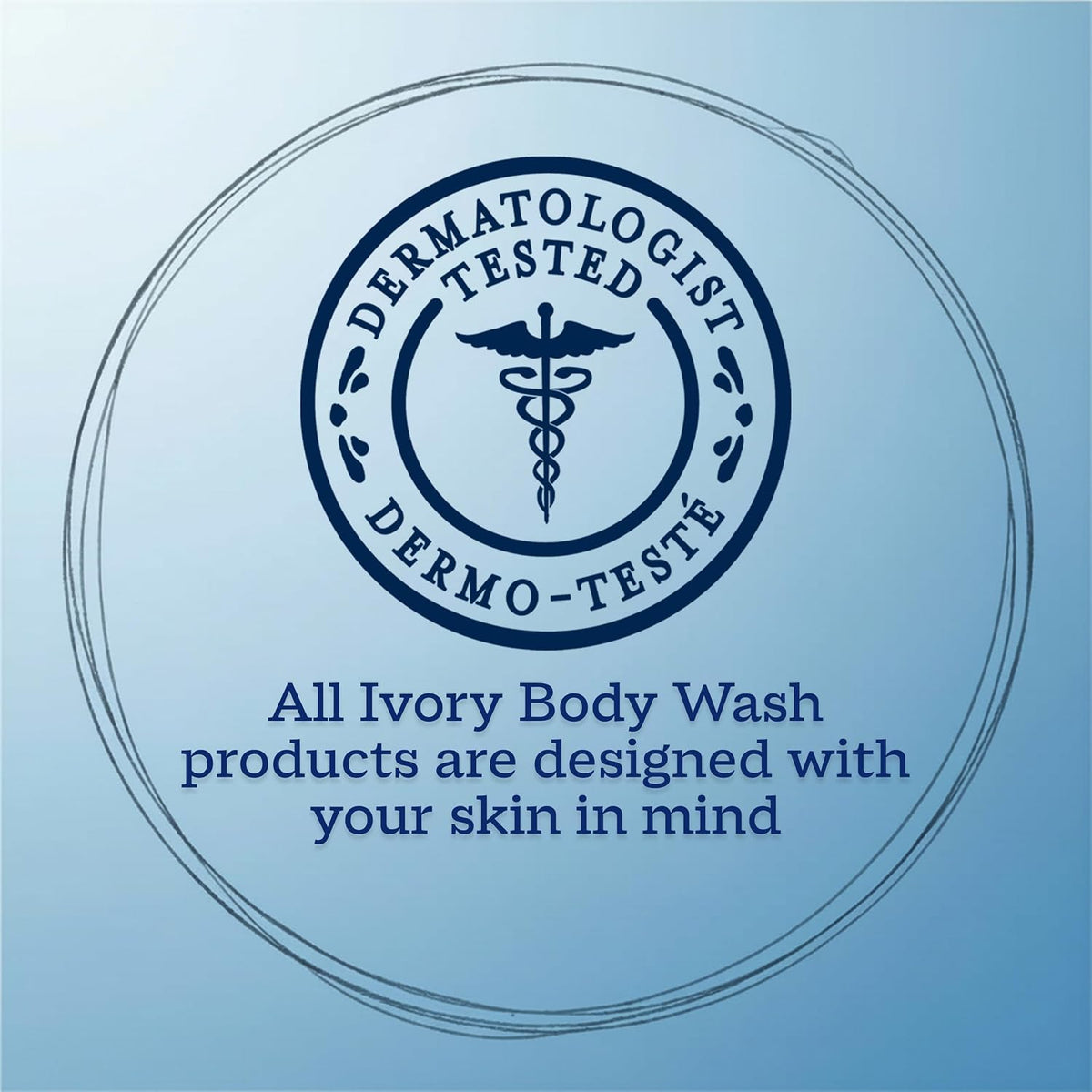 Ivory Body Wash, Designed for the Whole Family, Gentle Formula, Free of Dyes Heavy Perfumes Parabens Phthalates & Silicones, for Sensitive Skin, Designed for Skin's pH, Original Scent, 35 oz