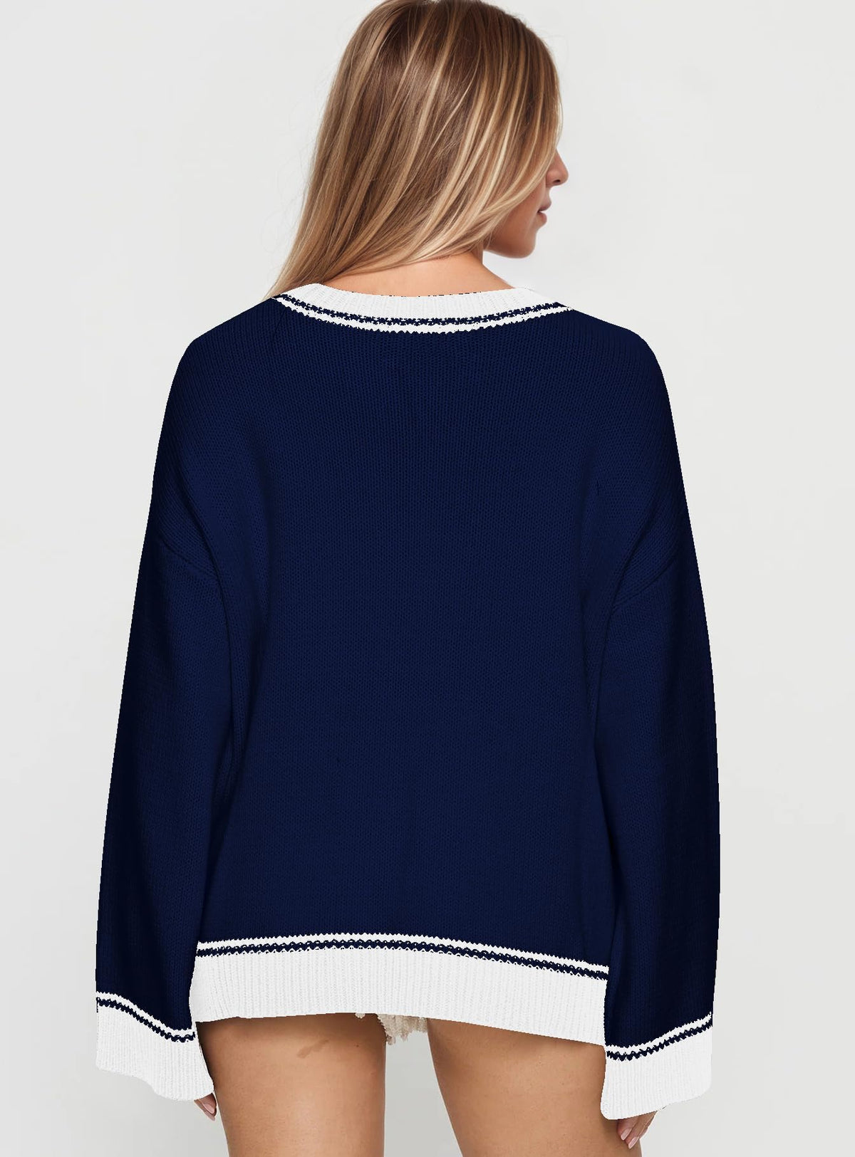 Women Oversized Horse Sweater Y2k Graphic Knit Pullover Long Sleeve Crewneck Aesthetic Horse Sweater Tops
