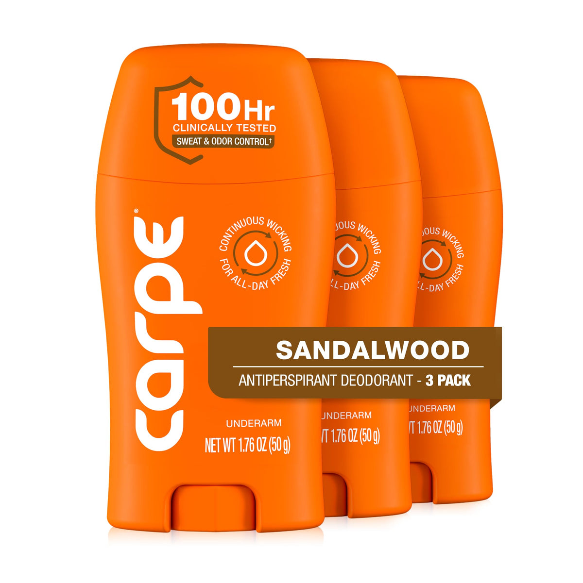 Carpe 100-Hour Antiperspirant Deodorant for Women - Coconut Vanilla
