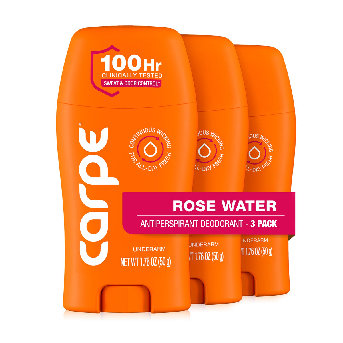 Carpe 100-Hour Antiperspirant Deodorant for Women - Coconut Vanilla