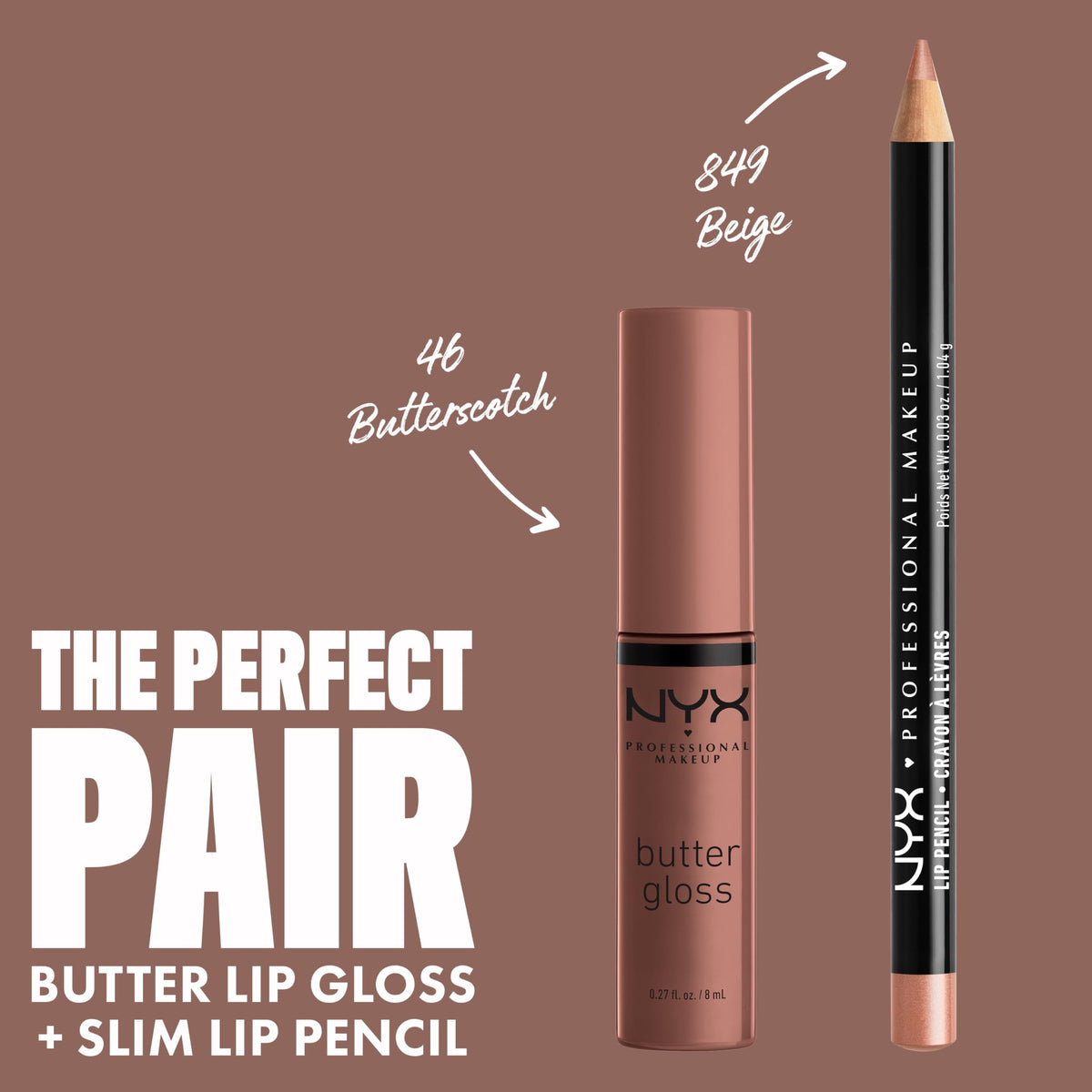 NYX PROFESSIONAL MAKEUP Butter Gloss, Non-Sticky Lip Gloss - Sugar Glass ,Clear