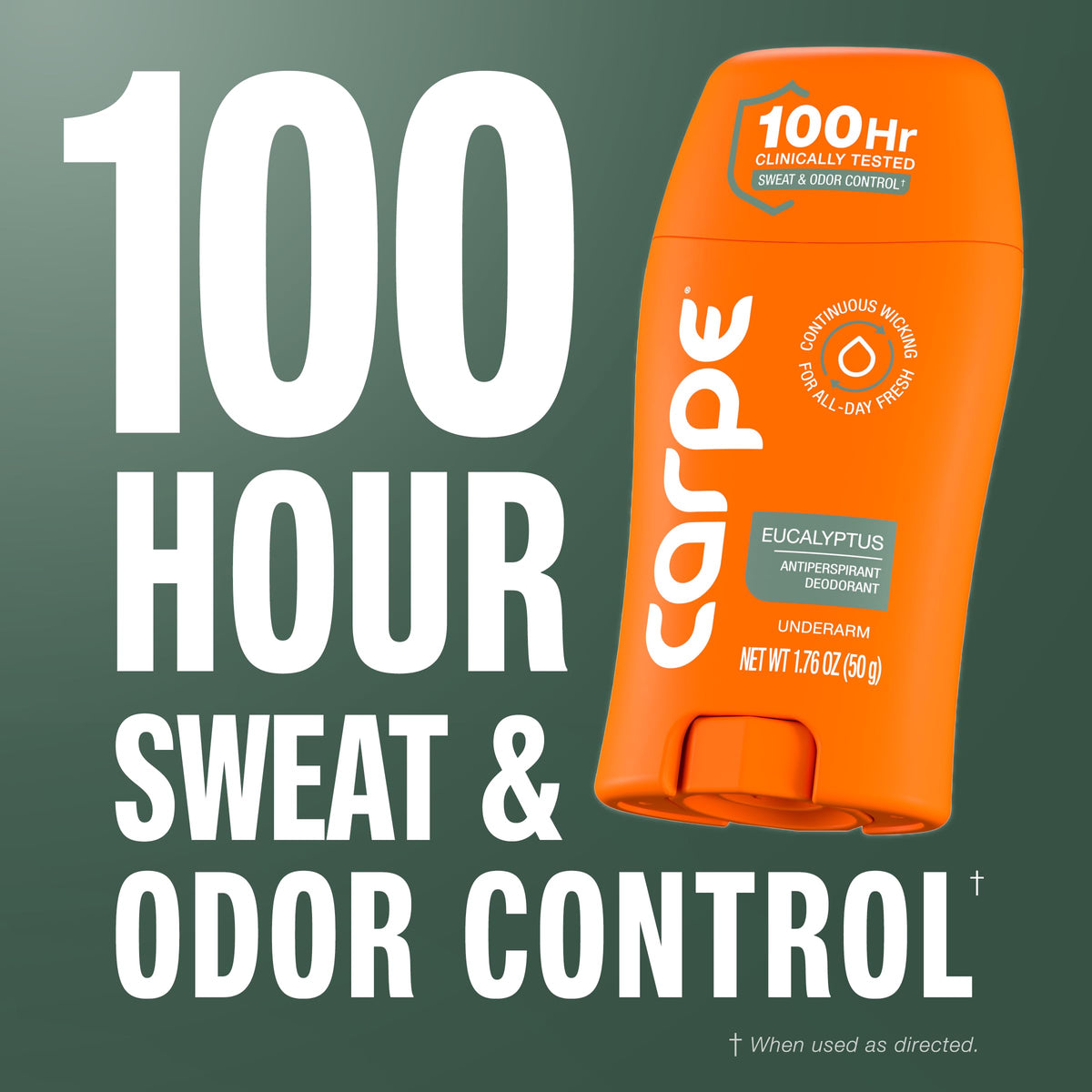 Carpe 100-Hour Antiperspirant Deodorant for Women - Coconut Vanilla