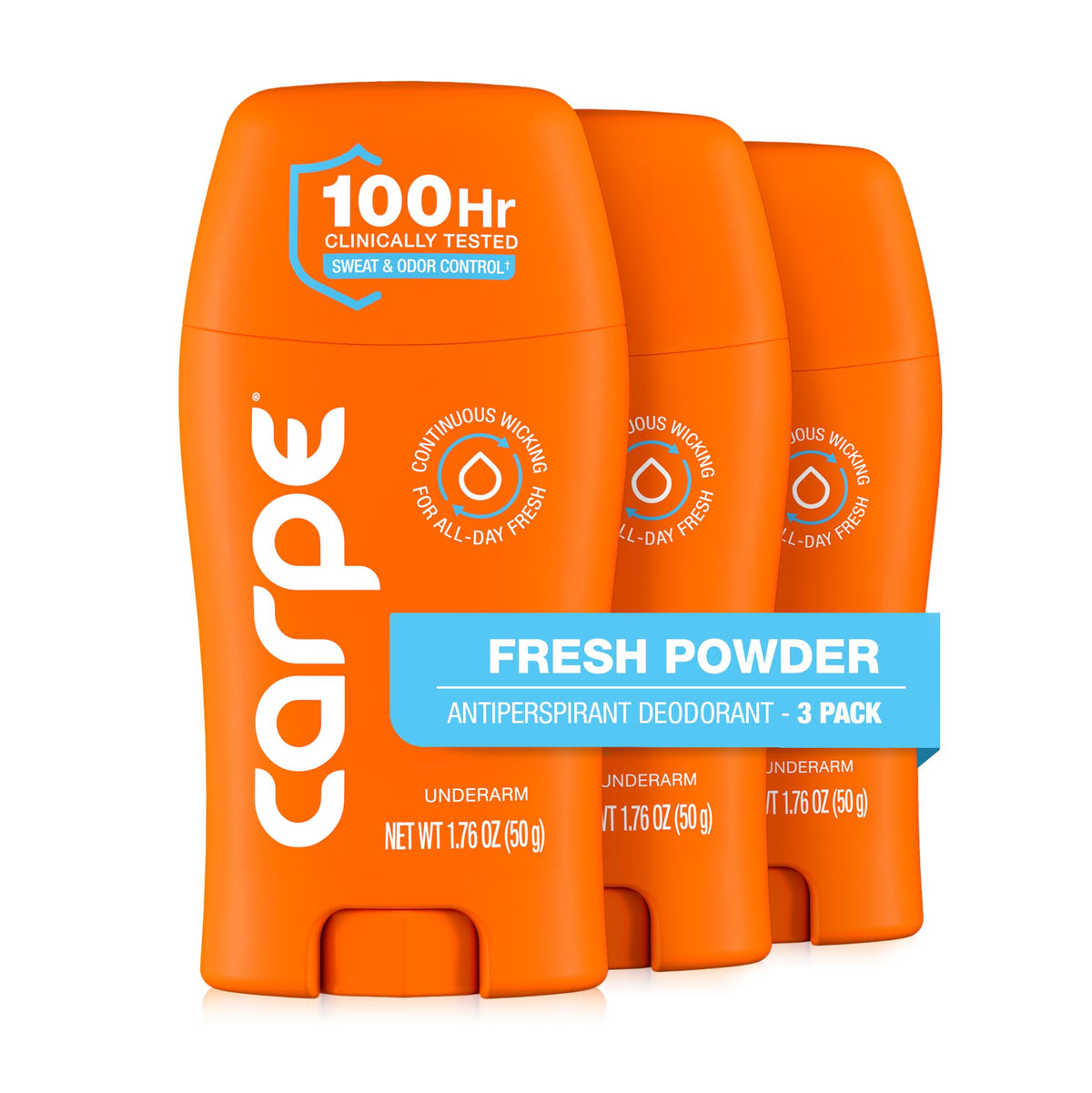 Carpe 100-Hour Antiperspirant Deodorant for Women - Coconut Vanilla