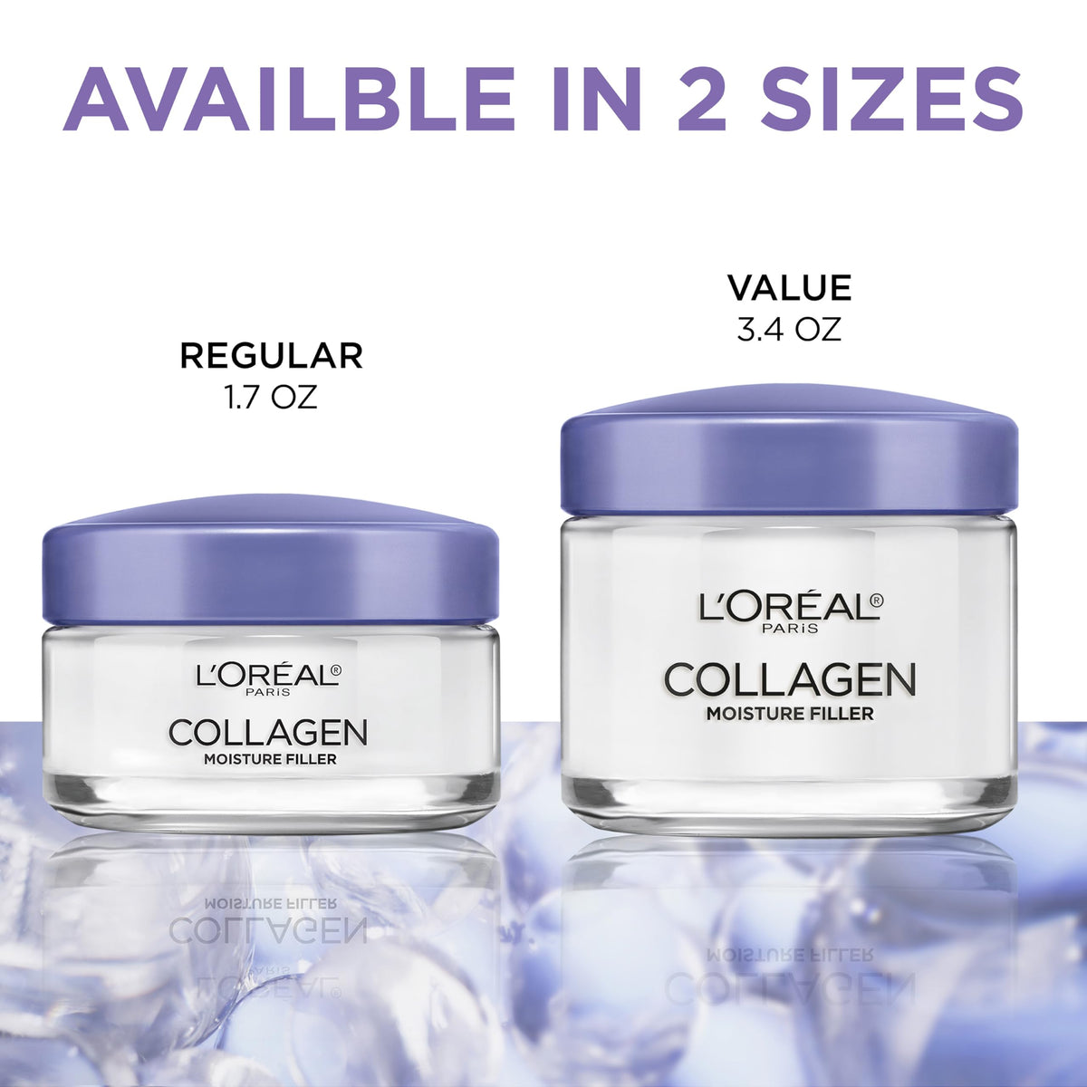 L’Oreal Paris Collagen Daily Face Moisturizer, Anti Aging Face Cream to Reduce Wrinkles and Provide Intense Hydration, 1.7 oz