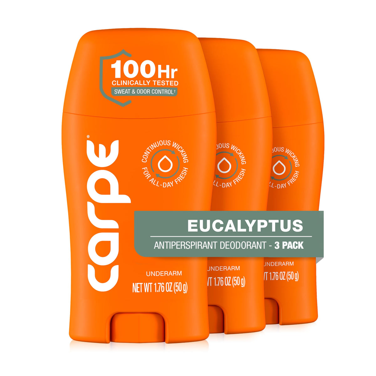 Carpe 100-Hour Antiperspirant Deodorant for Women - Coconut Vanilla