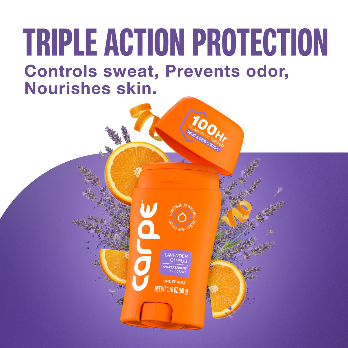 Carpe 100-Hour Antiperspirant Deodorant for Women - Coconut Vanilla