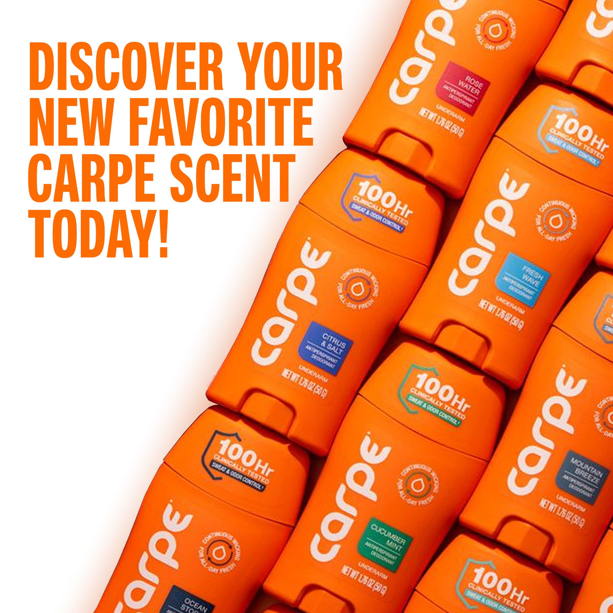 Carpe 100-Hour Antiperspirant Deodorant for Women - Coconut Vanilla
