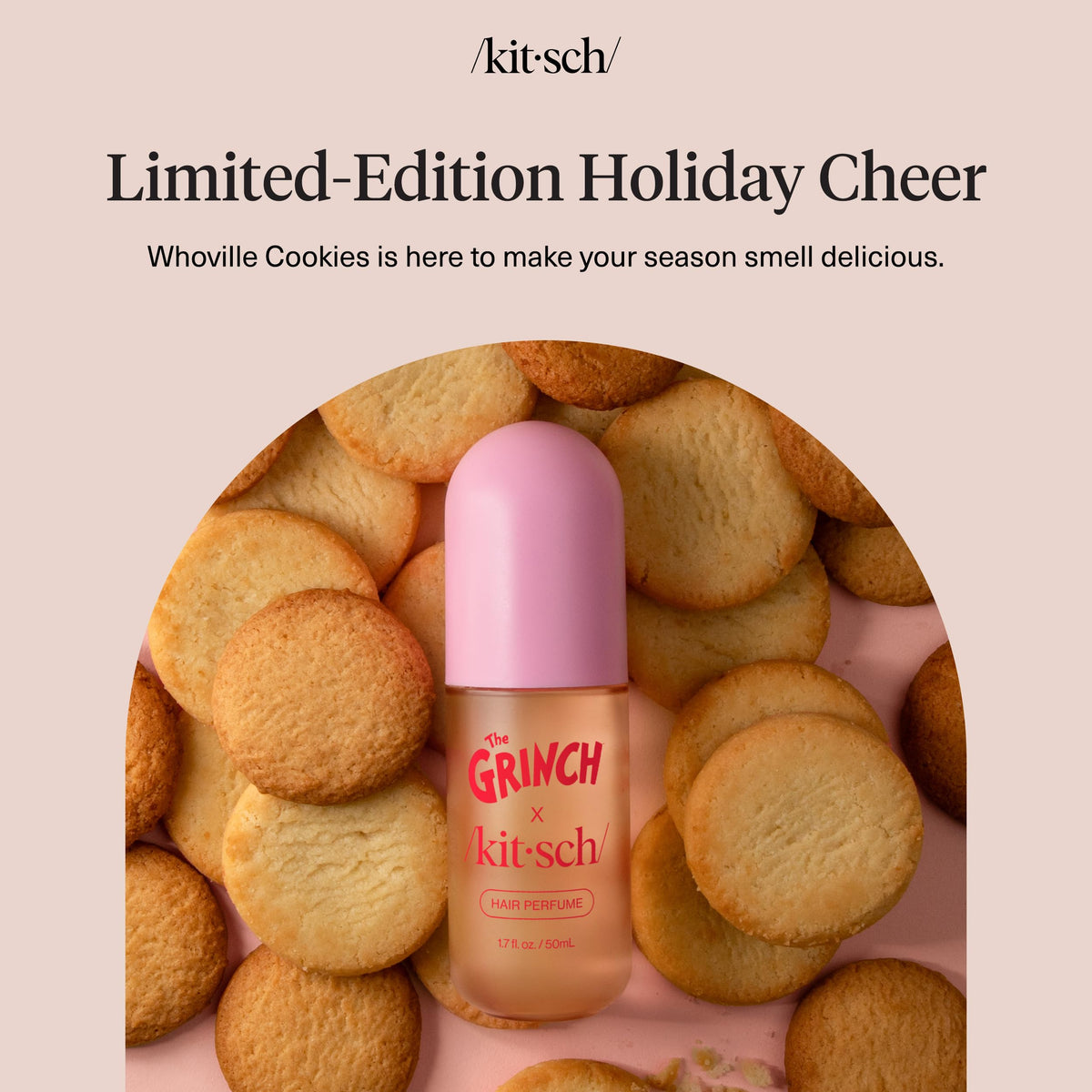 Kitsch Hair Perfume for Women – Hair Spray & Body Mist – Amber Shores, 50mL