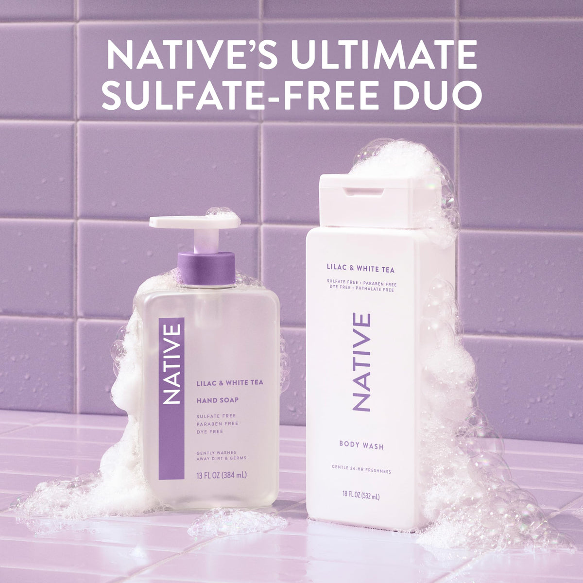 Native Clean Body Wash, Gentle & pH-balanced for Sensitive Skin, 24-Hr Freshness for Women & Men, Vegan & Cruelty-Free, Free of Sulfates, Parabens & Phthalates, Coconut & Vanilla, 36 oz