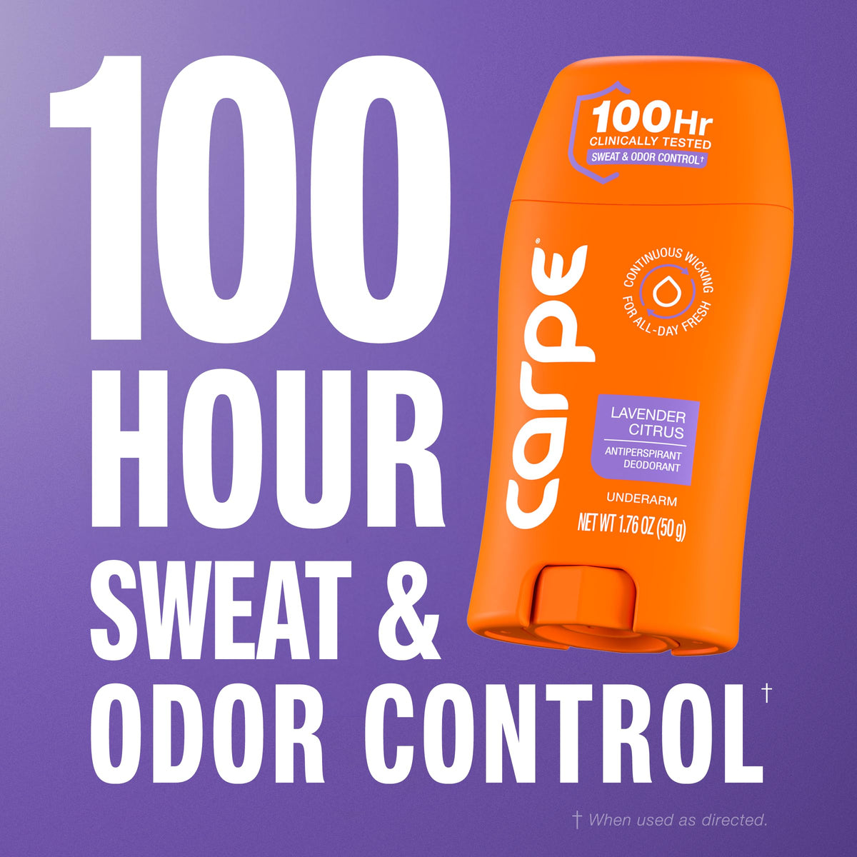 Carpe 100-Hour Antiperspirant Deodorant for Women - Coconut Vanilla