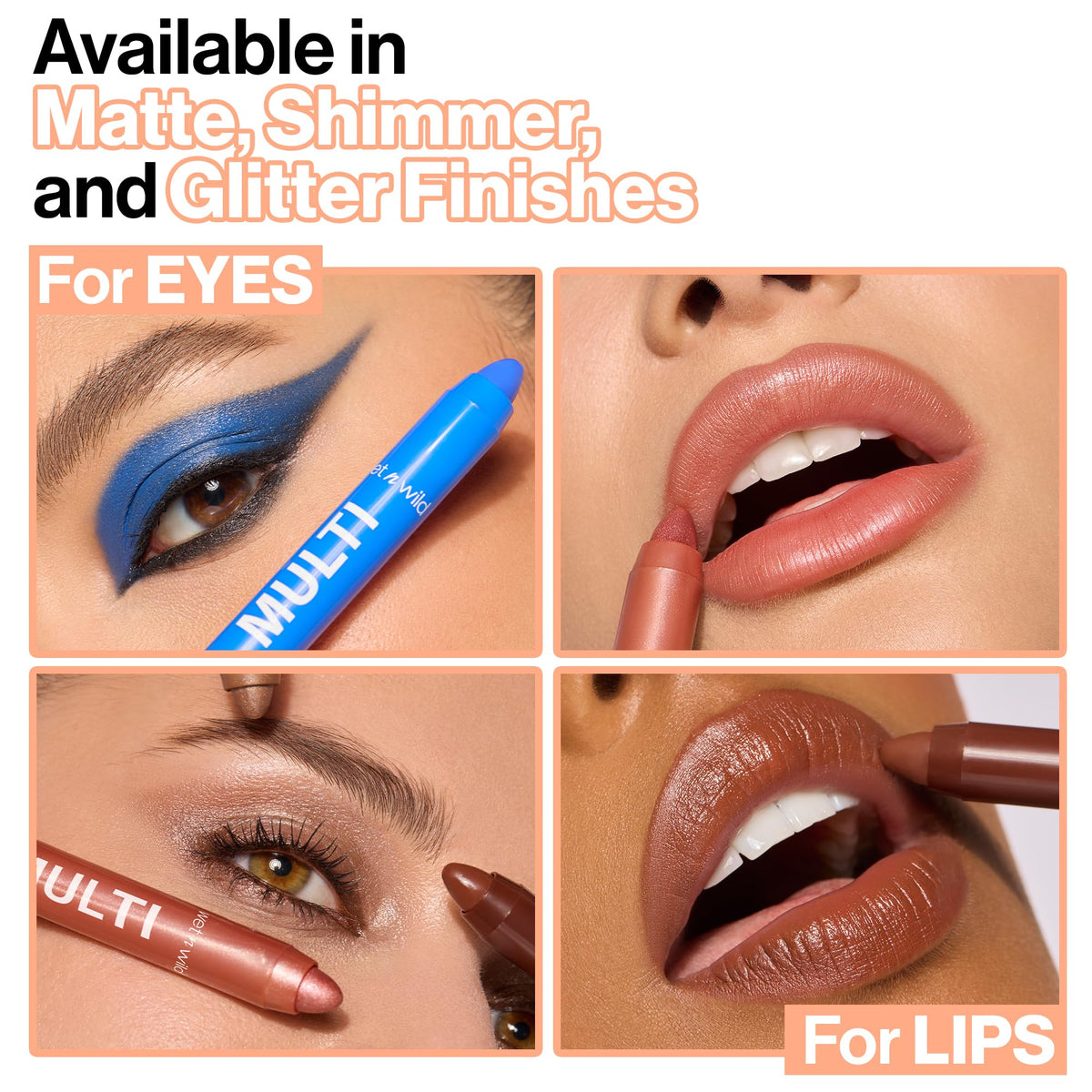 wet n wild Color Icon Cream Eyeliner Eyeshadow Multi-Stick, Moisturizing, Nourishing Velvety Cream-to-Powder Buildable & Blendable Formula, Cruelty-Free & Vegan - Brown Sugar