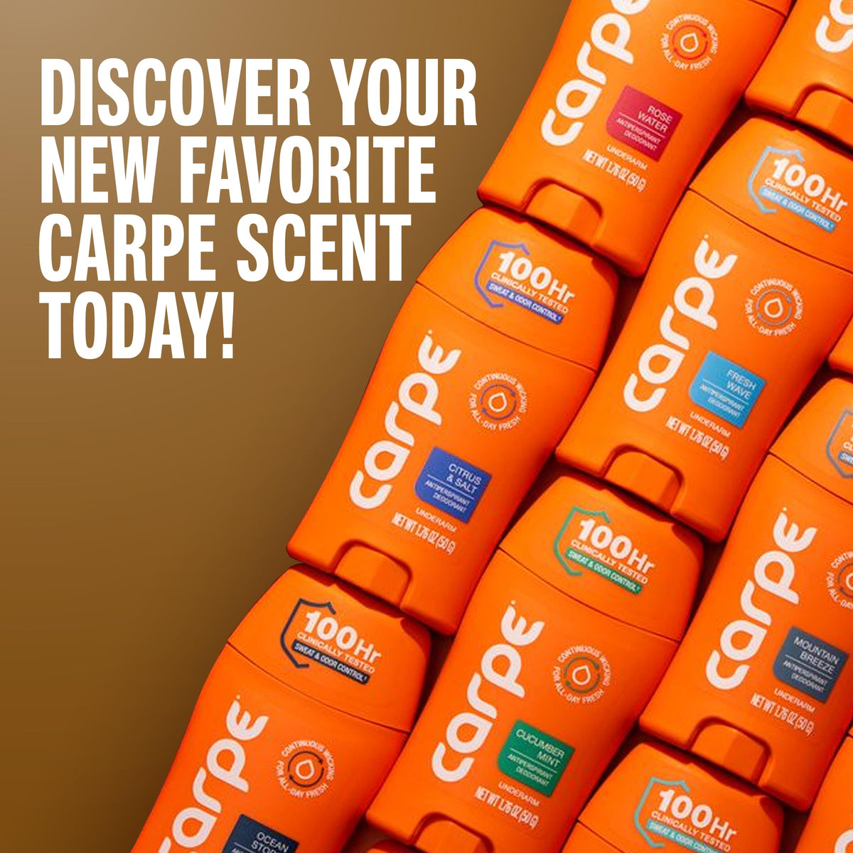 Carpe 100-Hour Antiperspirant Deodorant for Women - Coconut Vanilla