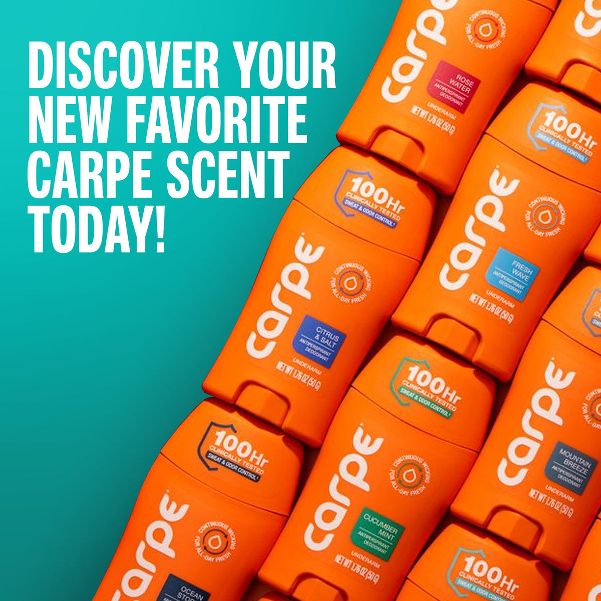 Carpe 100-Hour Antiperspirant Deodorant for Women - Coconut Vanilla