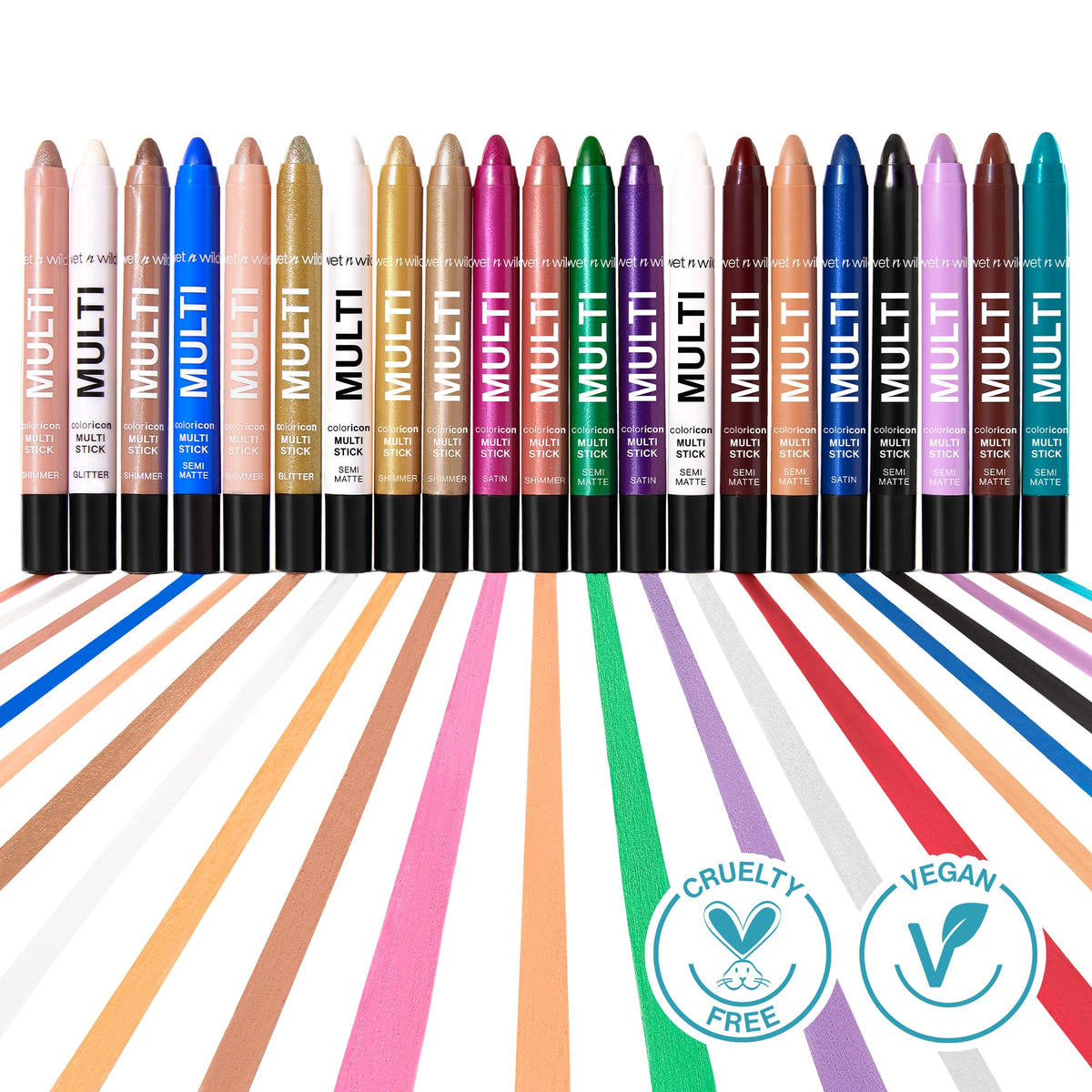 wet n wild Color Icon Cream Eyeliner Eyeshadow Multi-Stick, Moisturizing, Nourishing Velvety Cream-to-Powder Buildable & Blendable Formula, Cruelty-Free & Vegan - Brown Sugar
