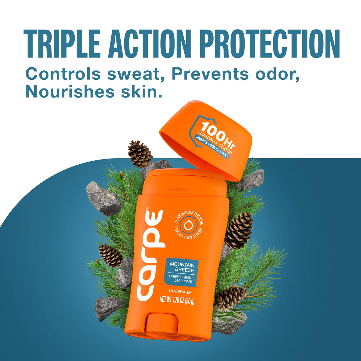 Carpe 100-Hour Antiperspirant Deodorant for Women - Coconut Vanilla