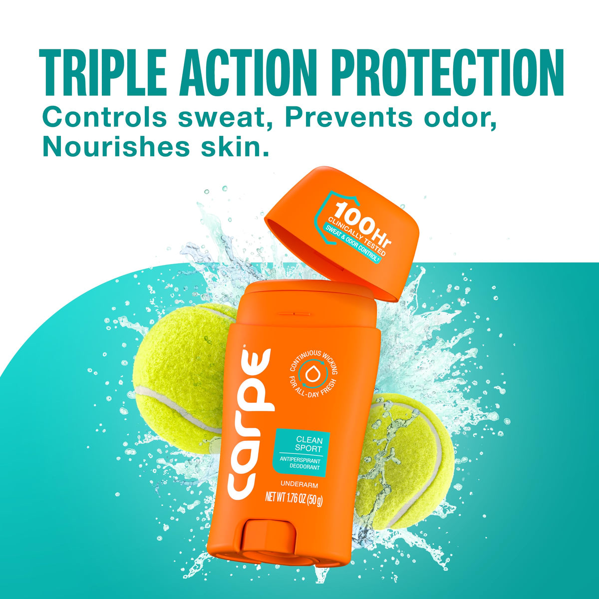 Carpe 100-Hour Antiperspirant Deodorant for Women - Coconut Vanilla