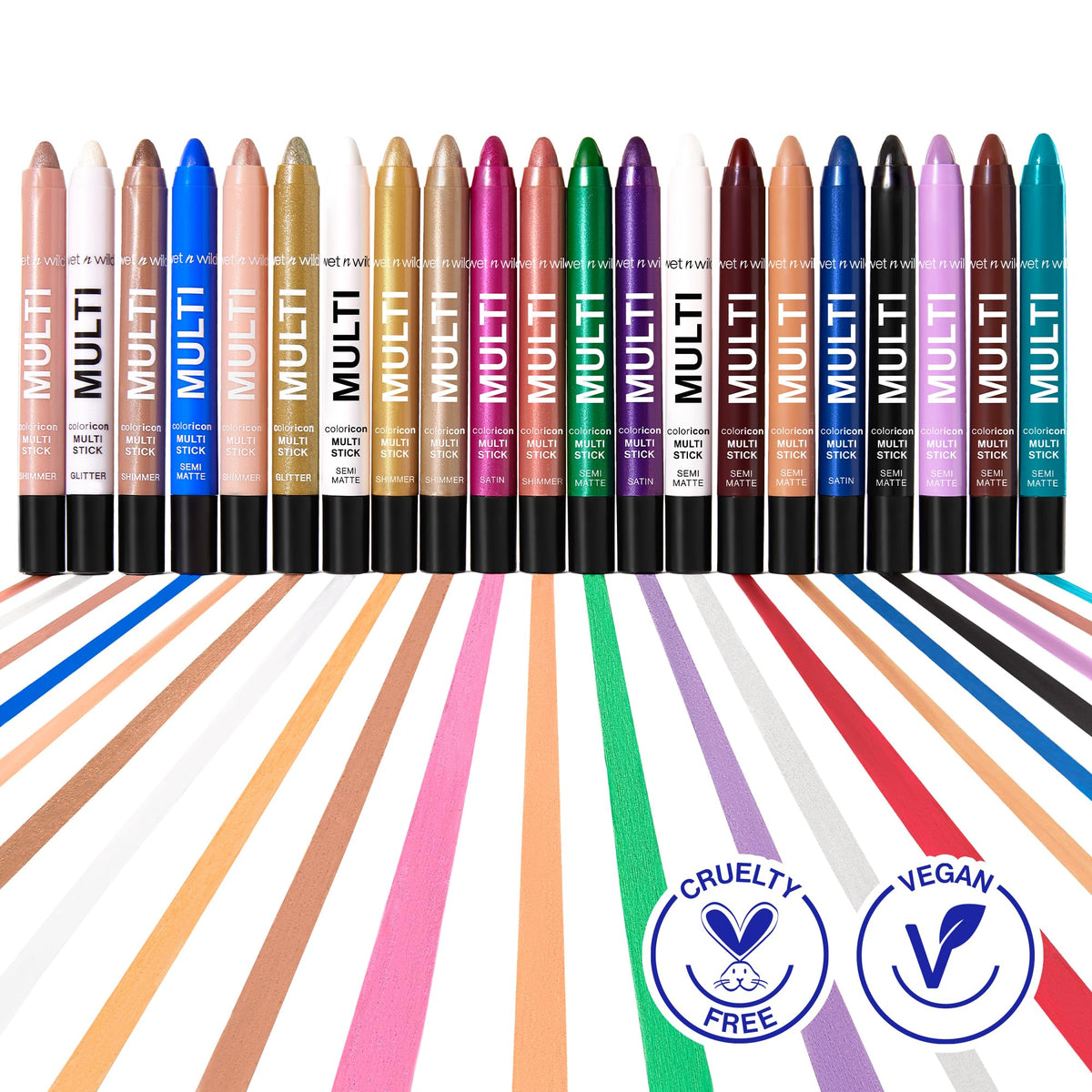 wet n wild Color Icon Cream Eyeliner Eyeshadow Multi-Stick, Moisturizing, Nourishing Velvety Cream-to-Powder Buildable & Blendable Formula, Cruelty-Free & Vegan - Brown Sugar