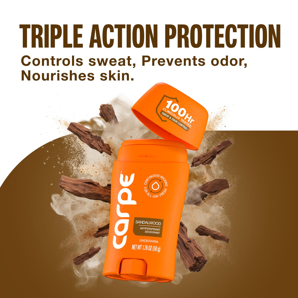 Carpe 100-Hour Antiperspirant Deodorant for Women - Coconut Vanilla