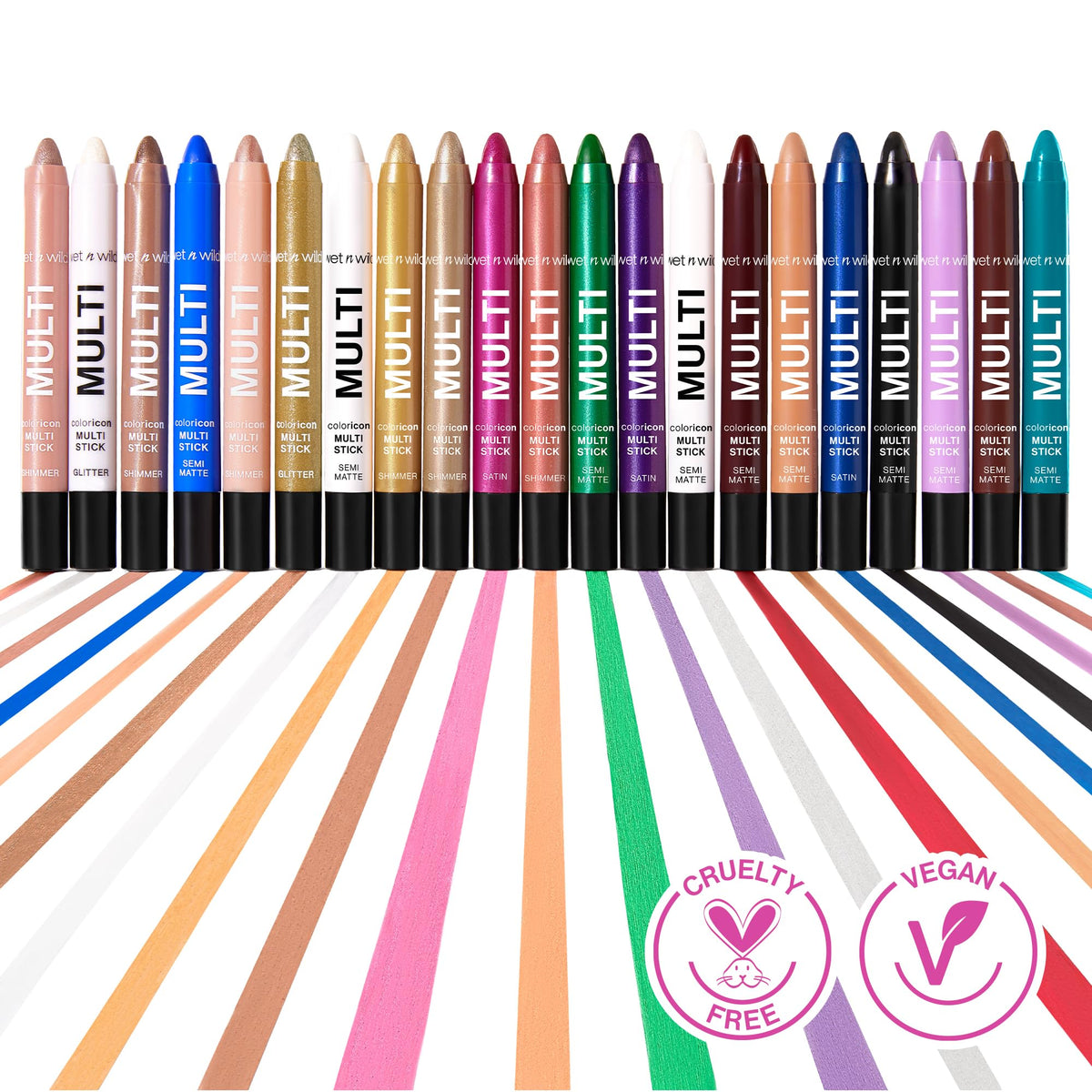 wet n wild Color Icon Cream Eyeliner Eyeshadow Multi-Stick, Moisturizing, Nourishing Velvety Cream-to-Powder Buildable & Blendable Formula, Cruelty-Free & Vegan - Brown Sugar