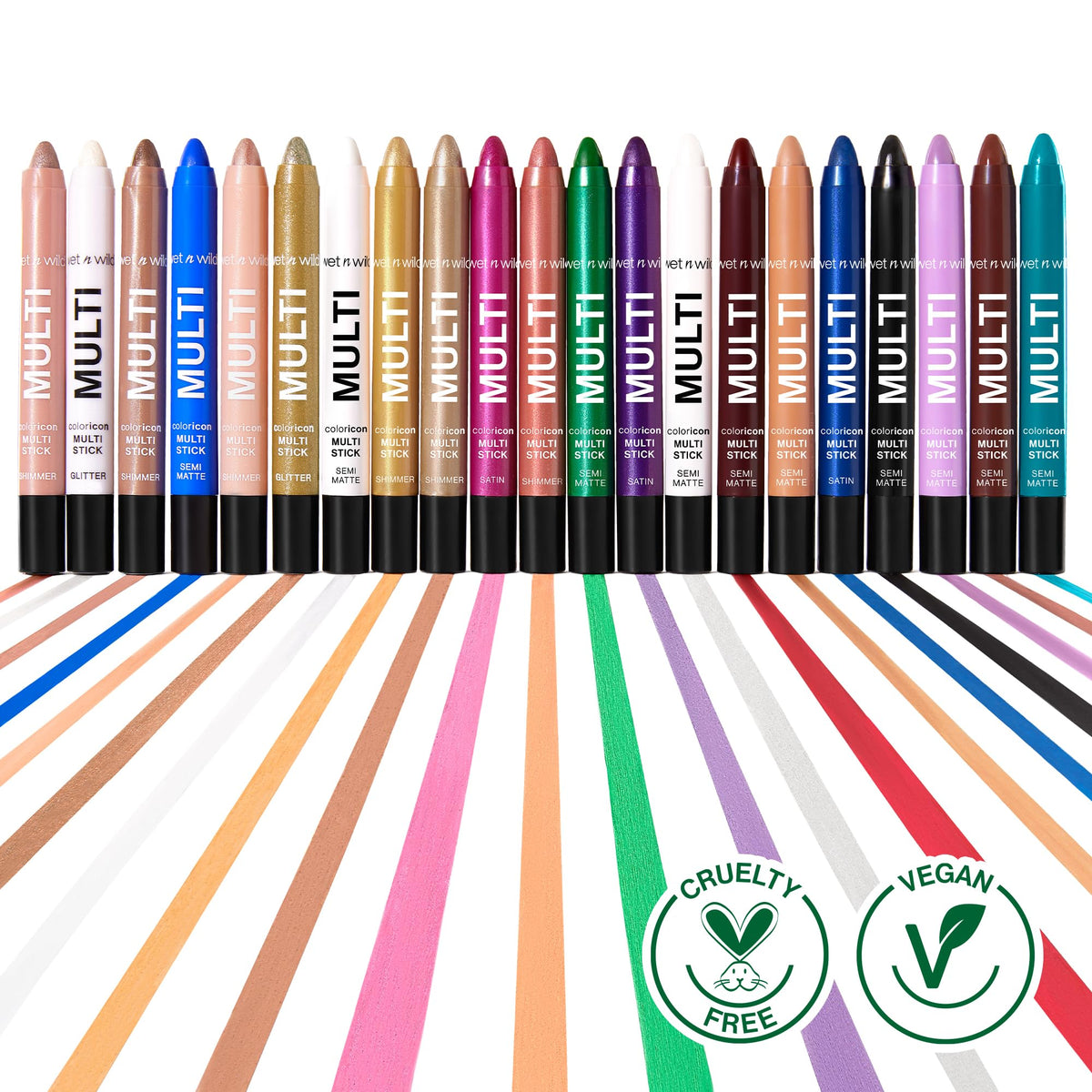 wet n wild Color Icon Cream Eyeliner Eyeshadow Multi-Stick, Moisturizing, Nourishing Velvety Cream-to-Powder Buildable & Blendable Formula, Cruelty-Free & Vegan - Brown Sugar