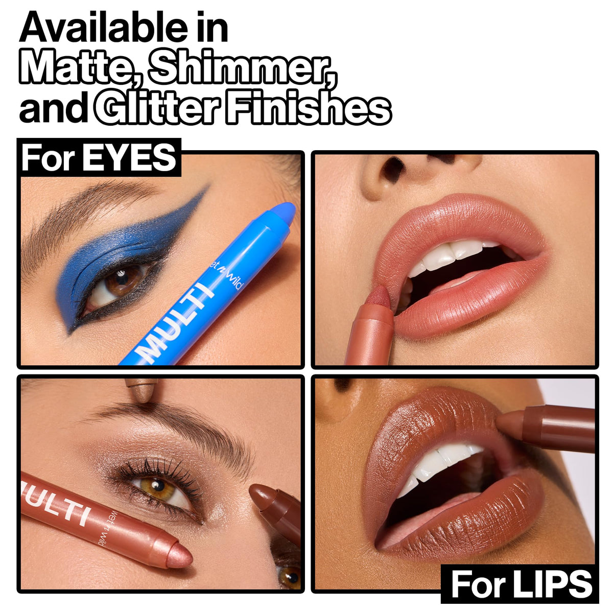 wet n wild Color Icon Cream Eyeliner Eyeshadow Multi-Stick, Moisturizing, Nourishing Velvety Cream-to-Powder Buildable & Blendable Formula, Cruelty-Free & Vegan - Brown Sugar