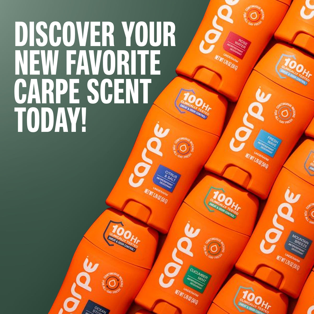 Carpe 100-Hour Antiperspirant Deodorant for Women - Coconut Vanilla