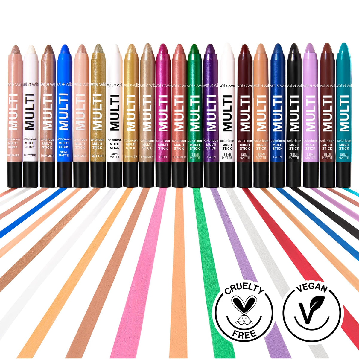 wet n wild Color Icon Cream Eyeliner Eyeshadow Multi-Stick, Moisturizing, Nourishing Velvety Cream-to-Powder Buildable & Blendable Formula, Cruelty-Free & Vegan - Brown Sugar