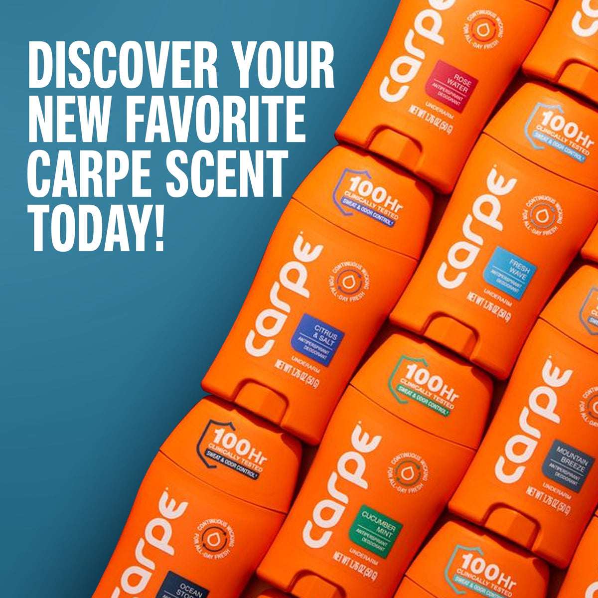 Carpe 100-Hour Antiperspirant Deodorant for Women - Coconut Vanilla