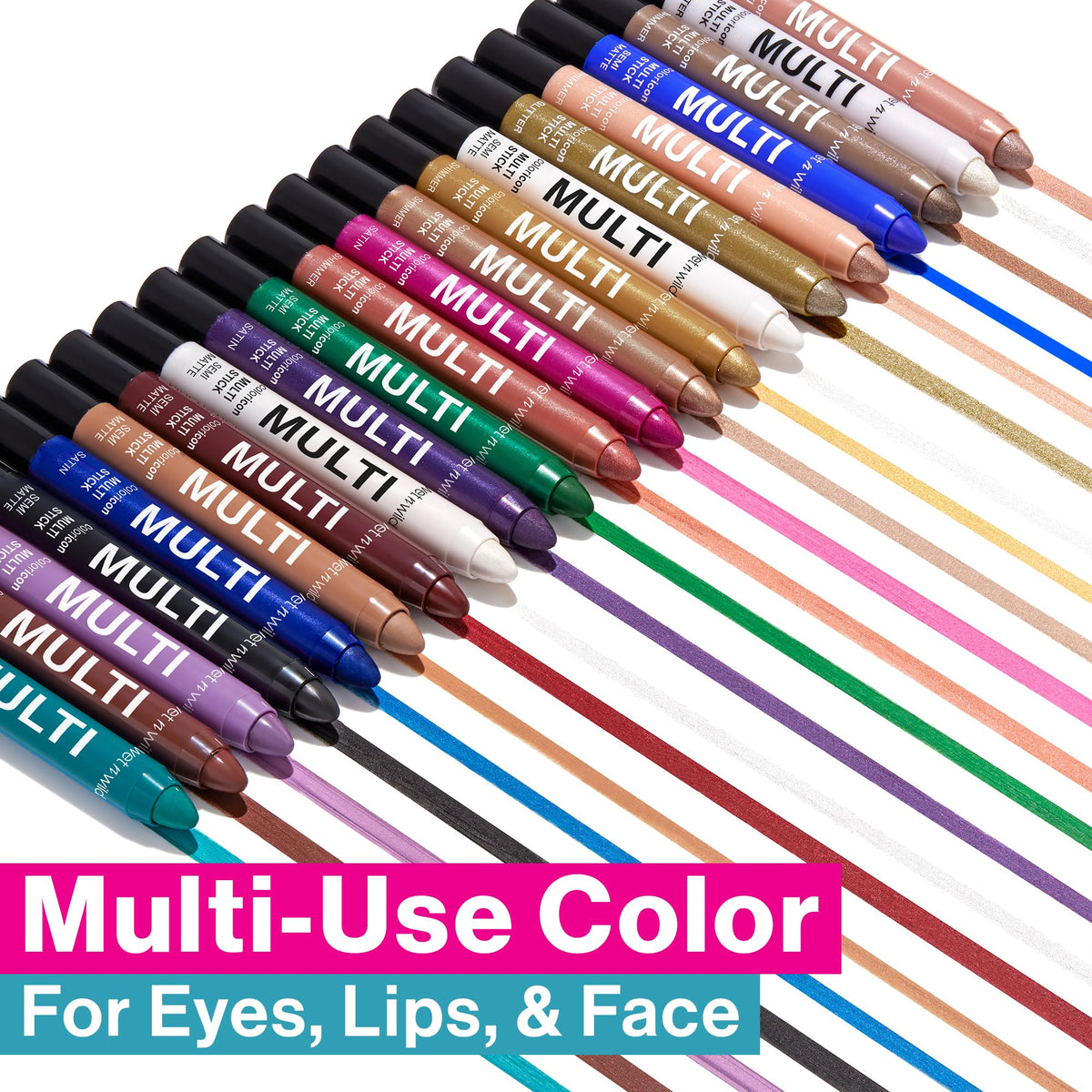 wet n wild Color Icon Cream Eyeliner Eyeshadow Multi-Stick, Moisturizing, Nourishing Velvety Cream-to-Powder Buildable & Blendable Formula, Cruelty-Free & Vegan - Brown Sugar