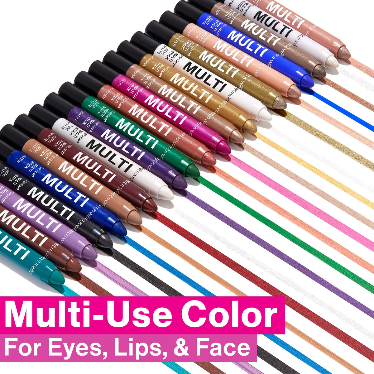 wet n wild Color Icon Cream Eyeliner Eyeshadow Multi-Stick, Moisturizing, Nourishing Velvety Cream-to-Powder Buildable & Blendable Formula, Cruelty-Free & Vegan - Brown Sugar