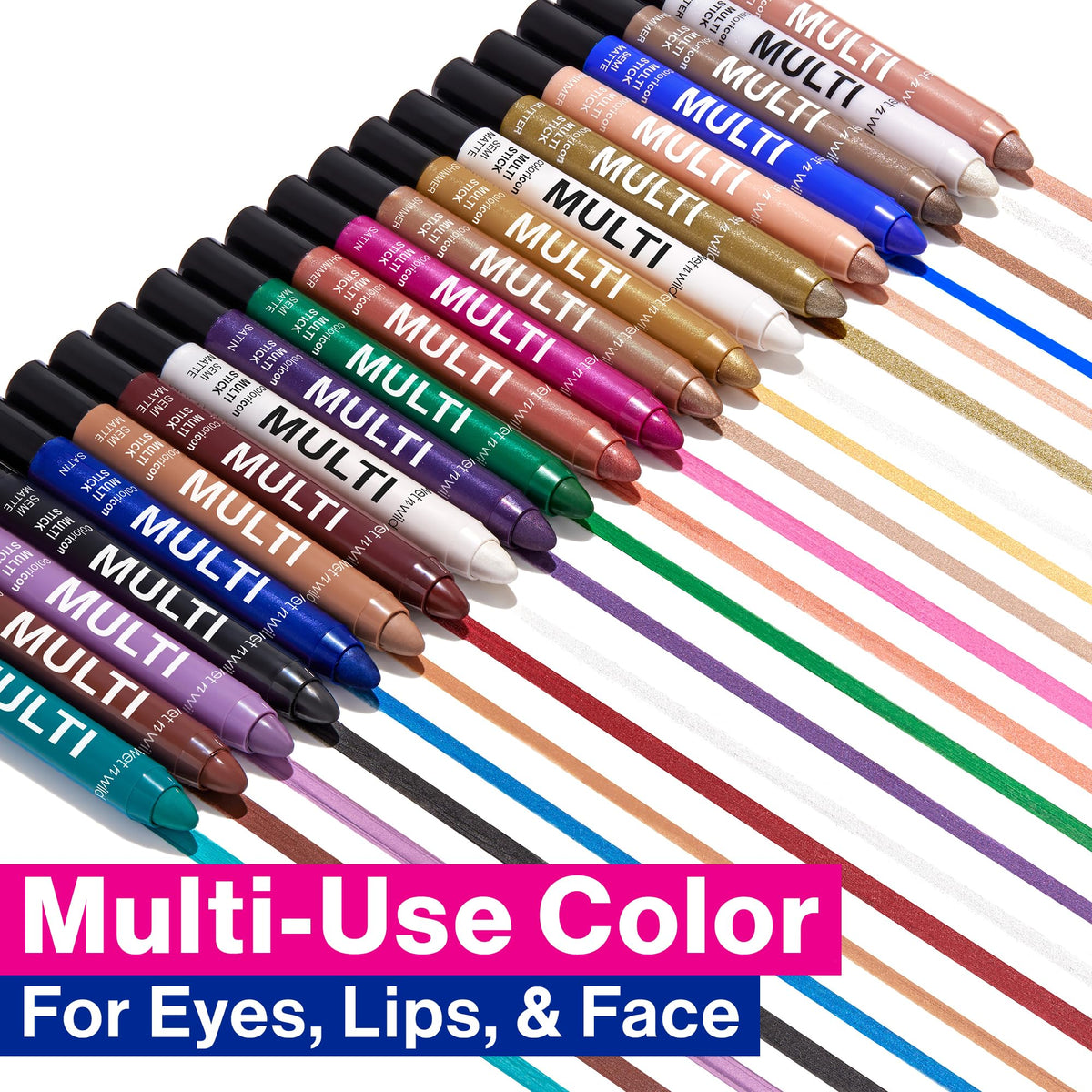wet n wild Color Icon Cream Eyeliner Eyeshadow Multi-Stick, Moisturizing, Nourishing Velvety Cream-to-Powder Buildable & Blendable Formula, Cruelty-Free & Vegan - Brown Sugar