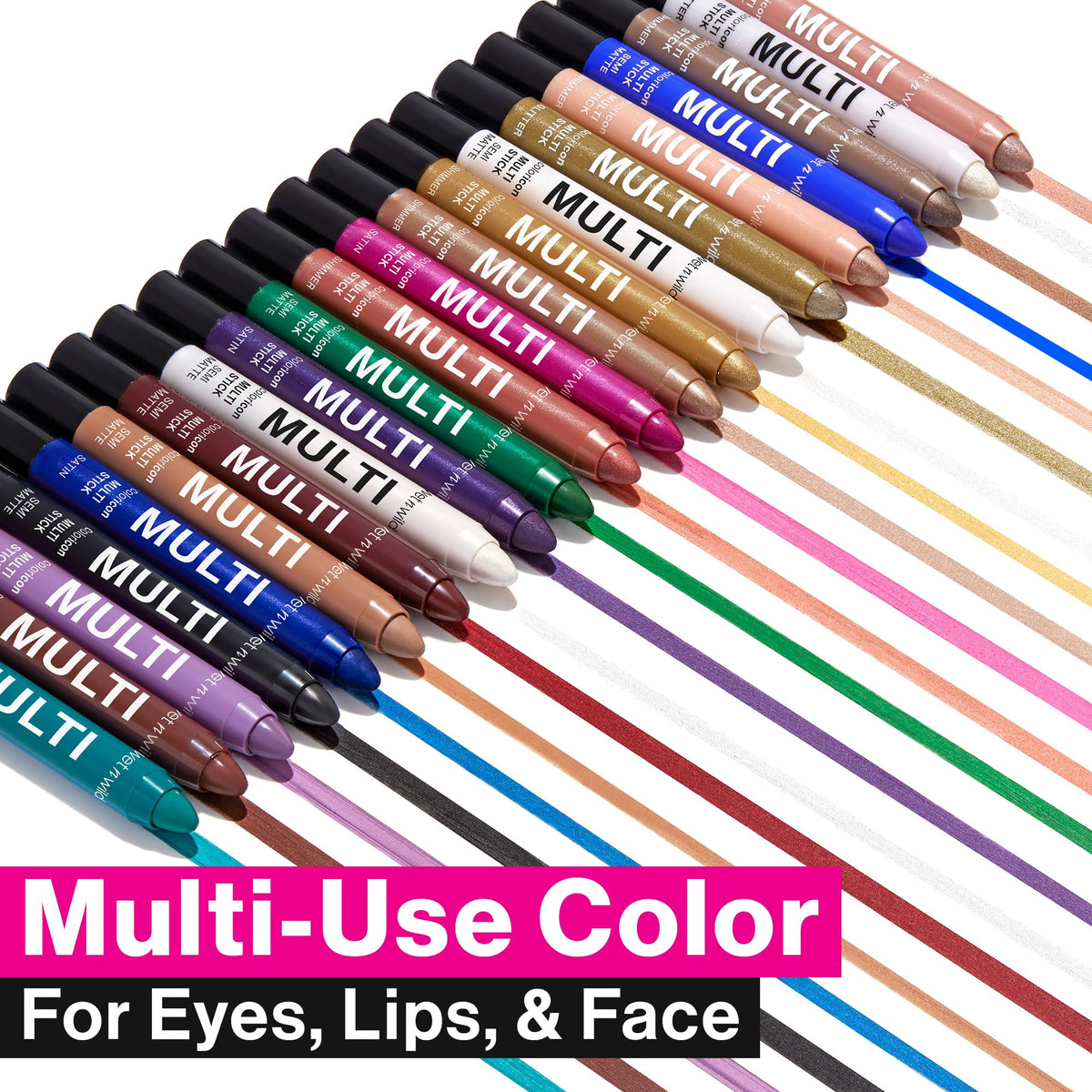 wet n wild Color Icon Cream Eyeliner Eyeshadow Multi-Stick, Moisturizing, Nourishing Velvety Cream-to-Powder Buildable & Blendable Formula, Cruelty-Free & Vegan - Brown Sugar